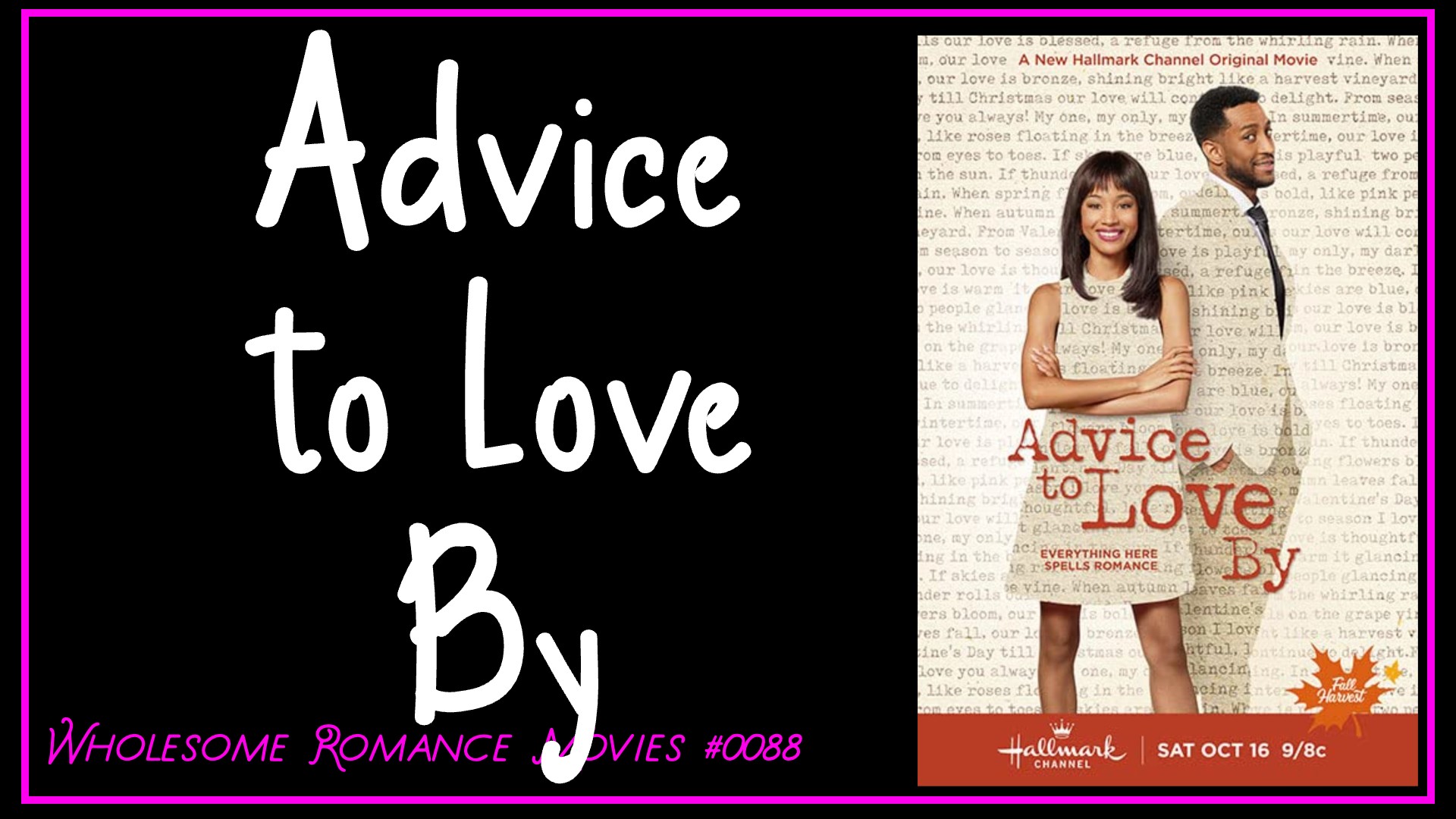 Advice to Love By (2021) WRM Review